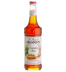 Monin Premium Cinnamon Bun Flavoring Syrup 750 mL
