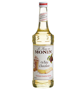 Monin Premium White Chocolate Flavoring Syrup 750 mL