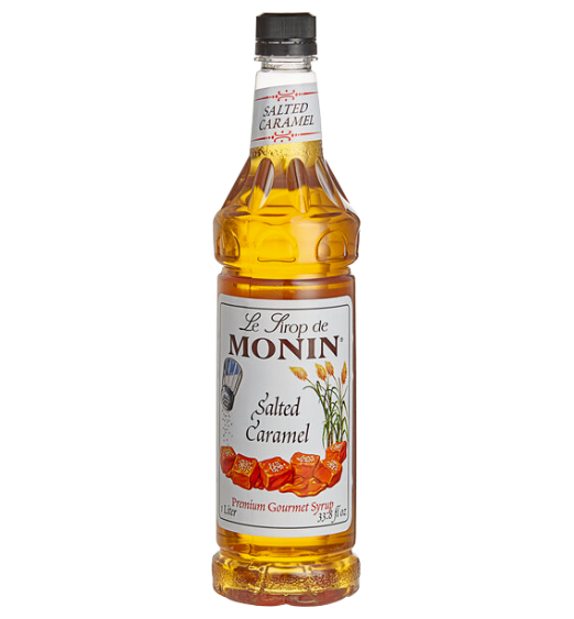 Monin Premium Salted Caramel Flavoring Syrup 1 Liter