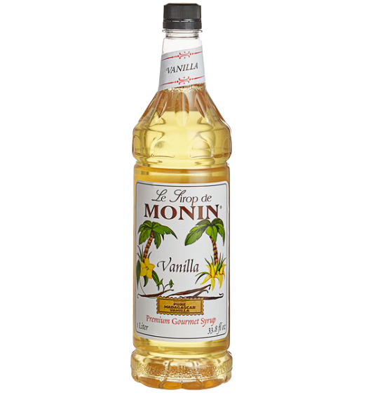 Monin Sugar Free Vanilla Flavoring Syrup 1 Liter
