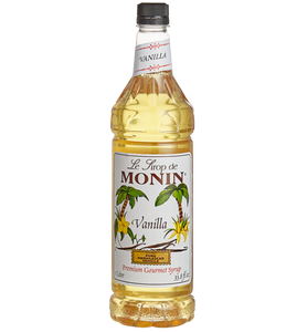 Monin Sugar Free Vanilla Flavoring Syrup 1 Liter