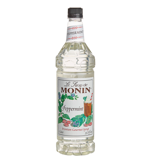 Monin Premium Peppermint Flavoring Syrup 1 Liter