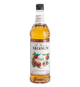 Monin Premium Peach Flavoring / Fruit Syrup 1 Liter