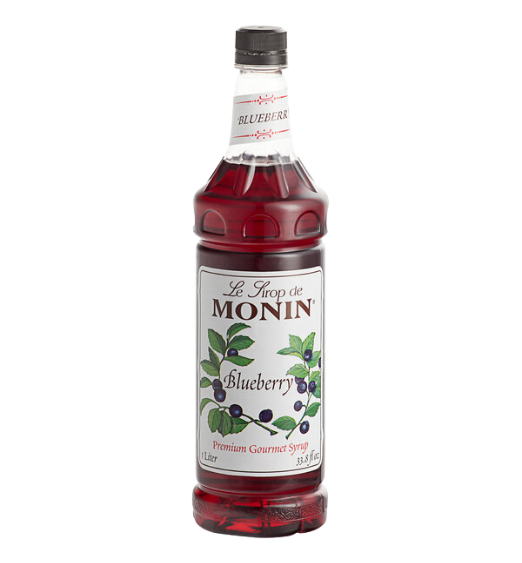 Monin Premium Blueberry Flavoring / Fruit Syrup 1 Liter