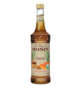 Monin Organic Caramel Flavoring Syrup 750 mL