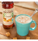 Load image into Gallery viewer, Monin Organic Caramel Flavoring Syrup 750 mL
