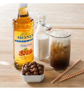 Monin Sugar Free Hazelnut Flavoring Syrup 750 mL
