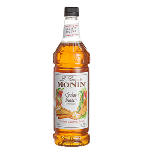 Monin Premium Cookie Butter Flavoring Syrup 1 Liter