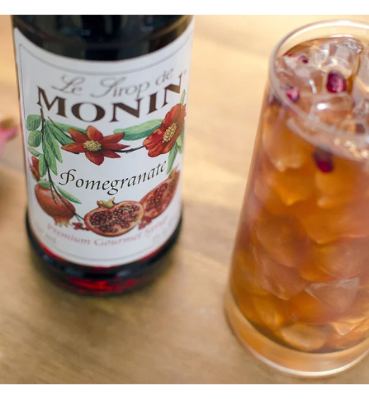 Monin Premium Pomegranate Flavoring / Fruit Syrup 750 mL