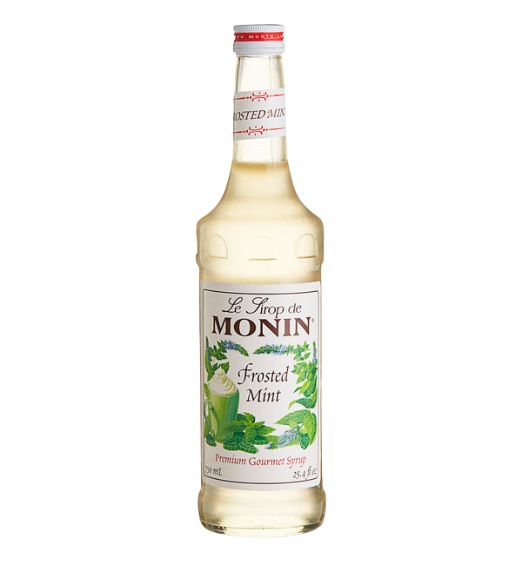 Monin Premium Frosted Mint Flavoring Syrup 750 mL