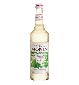 Monin Premium Frosted Mint Flavoring Syrup 750 mL