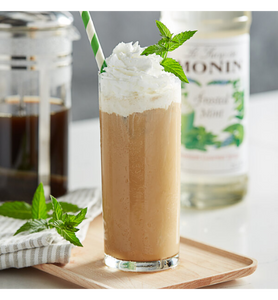 Monin Premium Frosted Mint Flavoring Syrup 750 mL