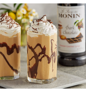 Monin Premium Dark Chocolate Flavoring Syrup 1 Liter