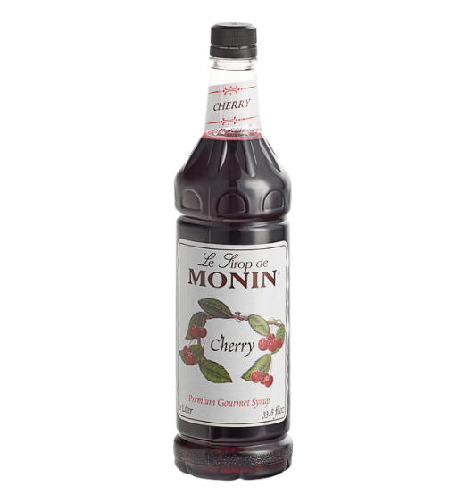 Monin Premium Cherry Flavoring / Fruit Syrup 1 Liter