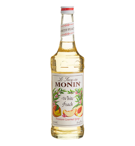 Monin Premium White Peach Flavoring / Fruit Syrup 750 mL