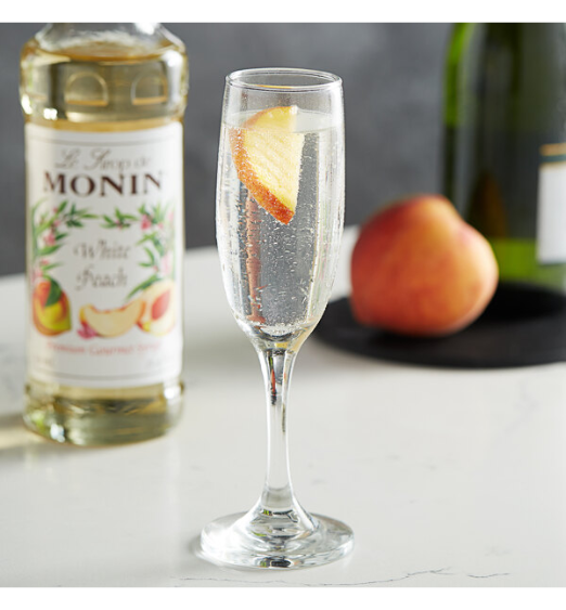 Monin Premium White Peach Flavoring / Fruit Syrup 750 mL