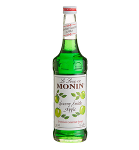 Monin Premium Granny Smith Apple Flavoring / Fruit Syrup 1 Liter