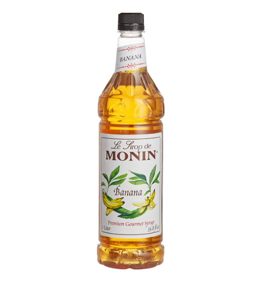Monin Premium Banana Flavoring / Fruit Syrup 1 Liter