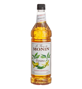 Monin Premium Banana Flavoring / Fruit Syrup 1 Liter