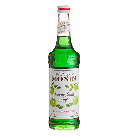 Monin Premium Granny Smith Apple Flavoring / Fruit Syrup 750 mL