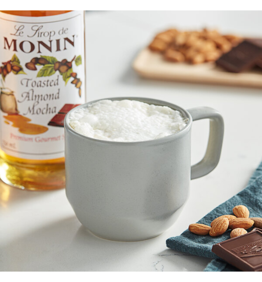 Monin Premium Toasted Almond Mocha Flavoring Syrup 750 mL