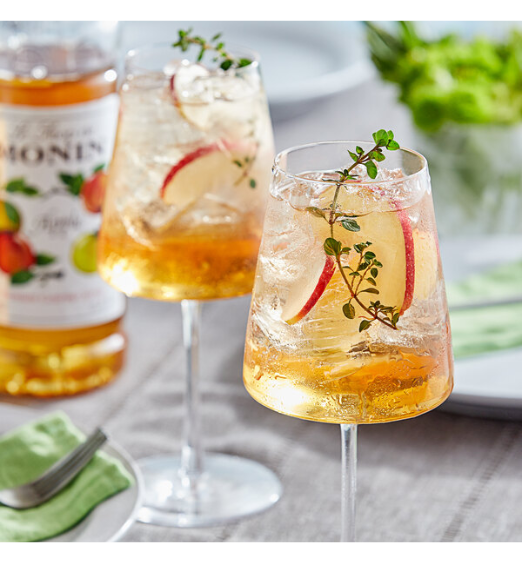 Monin Premium Apple Flavoring / Fruit Syrup 1 Liter