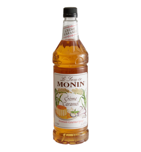 Monin Premium Creme Caramel Flavoring Syrup 1 Liter