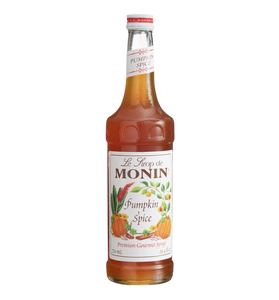 Monin Premium Pumpkin Spice Flavoring Syrup 750 mL