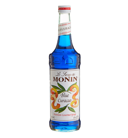 Monin Premium Blue Curacao Flavoring Syrup 750 mL