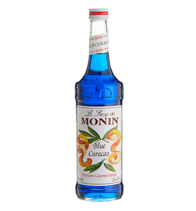 Monin Premium Blue Curacao Flavoring Syrup 750 mL