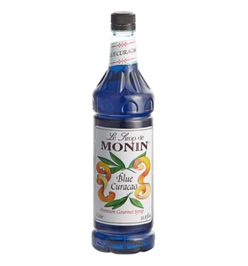 Monin Premium Blue Curacao Flavoring Syrup 1 Liter