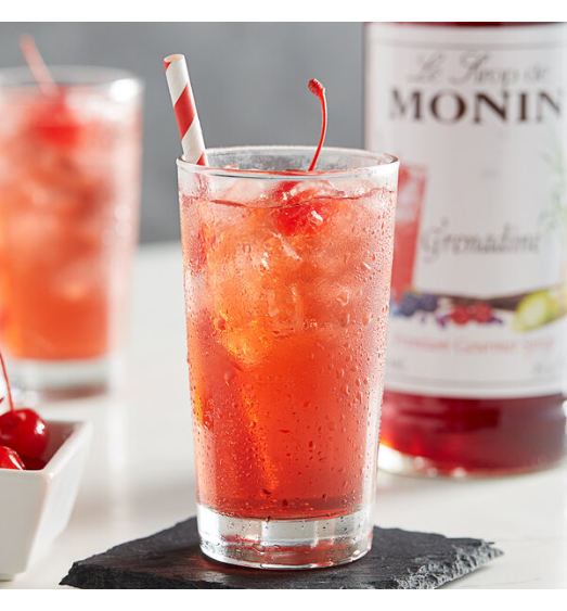 Monin Premium Grenadine Flavoring Syrup 750 mL