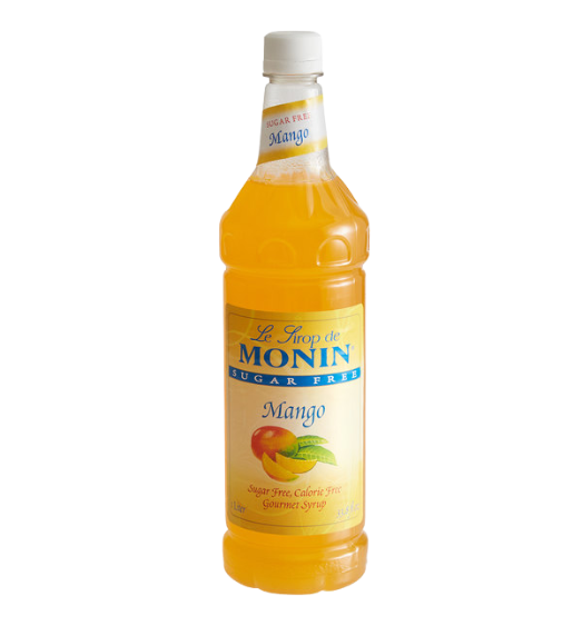 Monin Sugar Free Mango Flavoring Syrup 1 Liter