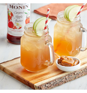 Monin Premium Caramel Apple Butter Flavoring Syrup 750 mL
