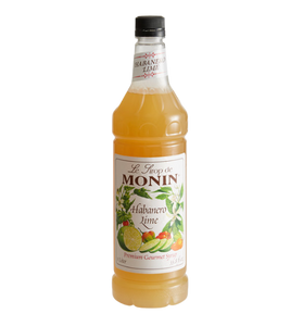 Monin Premium Habanero Lime Flavoring Syrup 1 Liter