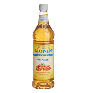 Monin Sugar Free Hazelnut Flavoring Syrup 1 Liter