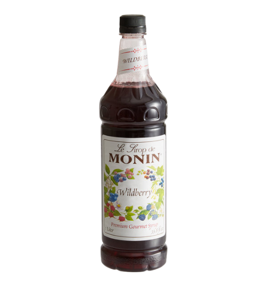 Monin Premium Wildberry Flavoring Syrup 1 Liter