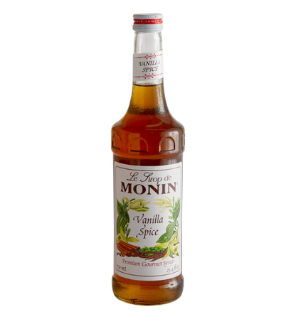 Monin Premium Vanilla Spice Flavoring Syrup 750 mL