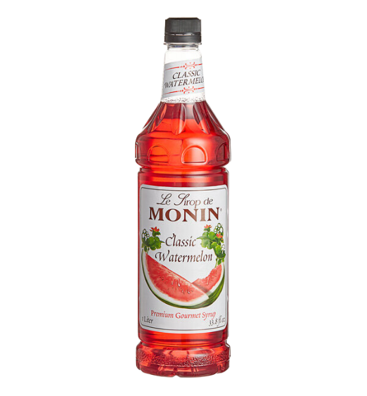 Monin Premium Classic Watermelon Flavoring / Fruit Syrup 1 Liter