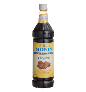 Monin Sugar Free Chocolate Flavoring Syrup 1 Liter