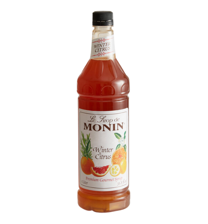 Monin Premium Winter Citrus Flavoring Syrup 1 Liter