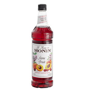 Monin Premium Stone Fruit Flavoring / Fruit Syrup 1 Liter