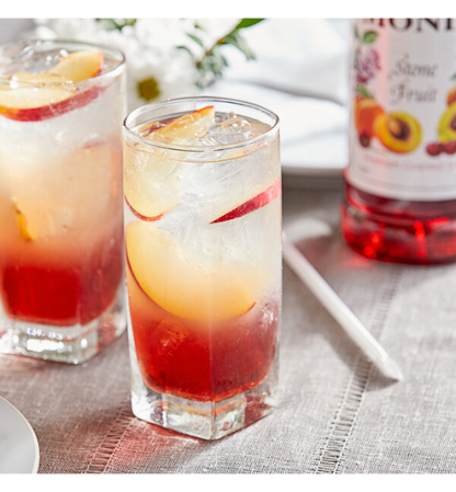 Monin Premium Stone Fruit Flavoring / Fruit Syrup 1 Liter