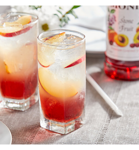 Monin Premium Stone Fruit Flavoring / Fruit Syrup 1 Liter