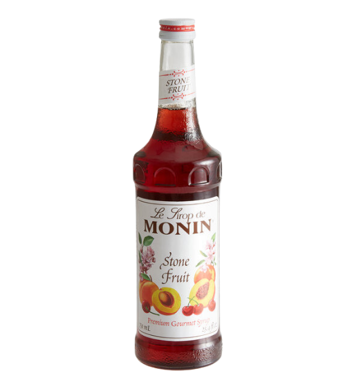 Monin Premium Stone Fruit Flavoring Syrup 750 mL