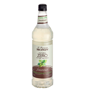 Monin Zero Calorie Natural Sweetener Flavoring Syrup 1 Liter