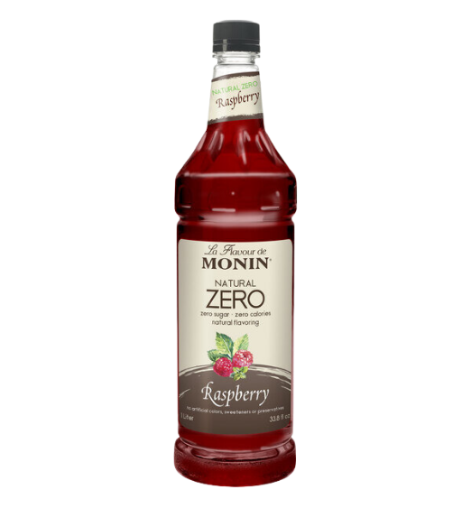 Monin Zero Calorie Natural Raspberry Flavoring Syrup 1 Liter – Lobo ...