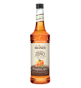 Monin Zero Calorie Natural Pumpkin Spice Flavoring Syrup 750 mL