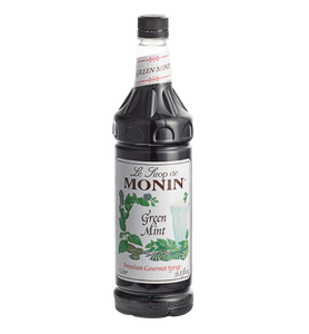 Monin Premium Green Mint Flavoring Syrup 1 Liter
