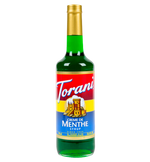 Load image into Gallery viewer, Torani Creme de Menthe Flavoring Syrup 750 mL
